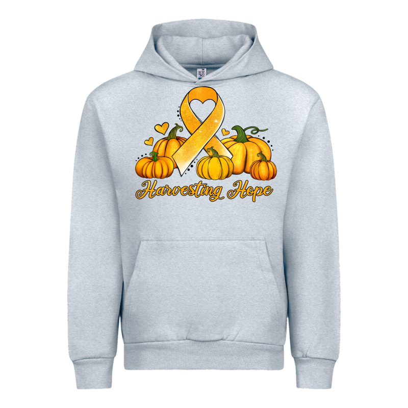 Childhood Cancer Awareness Month Harvesting Hope Urban Hoodie by Jasminsmagicworld | Teevron
