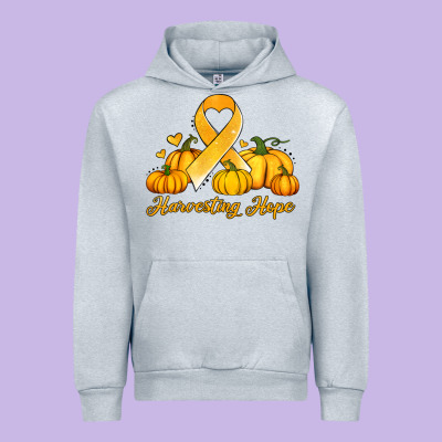 Childhood Cancer Awareness Month Harvesting Hope Urban Hoodie Designed By Jasminsmagicworld