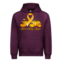Mauve Wine childhood cancer awareness month harvesting hope Urban Hoodie - Jasminsmagicworld
