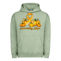 Pigment Oil Green childhood cancer awareness month harvesting hope Urban Hoodie - Jasminsmagicworld
