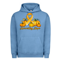 Pigment Pebble Blue childhood cancer awareness month harvesting hope Urban Hoodie - Jasminsmagicworld