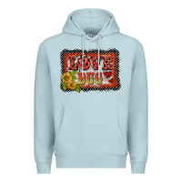 Blue Mist ladybug  love bug backround Premium Hoodie - BarkalooDesign