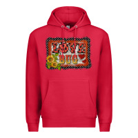 Cardinal ladybug  love bug backround Premium Hoodie - BarkalooDesign