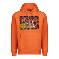 Carrot ladybug  love bug backround Premium Hoodie - BarkalooDesign
