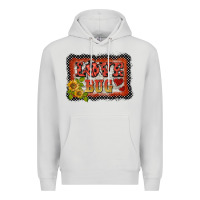 Dove Grey ladybug  love bug backround Premium Hoodie - BarkalooDesign