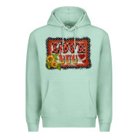 Seafoam ladybug  love bug backround Premium Hoodie - BarkalooDesign