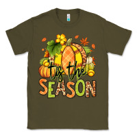 Army Green Tis' the season Fall Softball Classic Tee - RanaPortraitStore