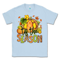 Dusty Blue Tis' the season Fall Softball Classic Tee - RanaPortraitStore
