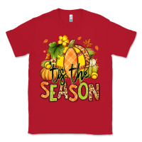 Red Tis' the season Fall Softball Classic Tee - RanaPortraitStore