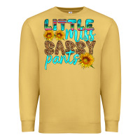 Antique Gold little miss sassy pants Premium Sweatshirt - HRA Design Shop