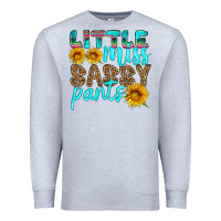 Heather Grey little miss sassy pants Premium Sweatshirt - HRA Design Shop
