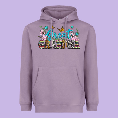 Great Grandma Heavyweight Hoodie Designed By Zillion Design Studio