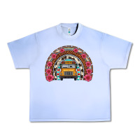 Grape Ice school bus leopard cowhide rainbow Urban Heavy Tee - Artiststas