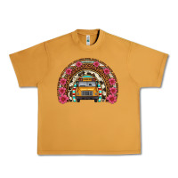 Peanut Butter school bus leopard cowhide rainbow Urban Heavy Tee - Artiststas