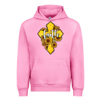 Fuchsia Pink faith childhood cancer Urban Hoodie - Jasminsmagicworld