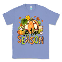 Colony Blue Tis' the season Fall American Football Classic Tee - RanaPortraitStore