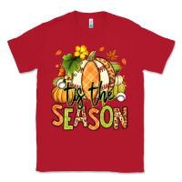 Red Tis' the season Fall American Football Classic Tee - RanaPortraitStore