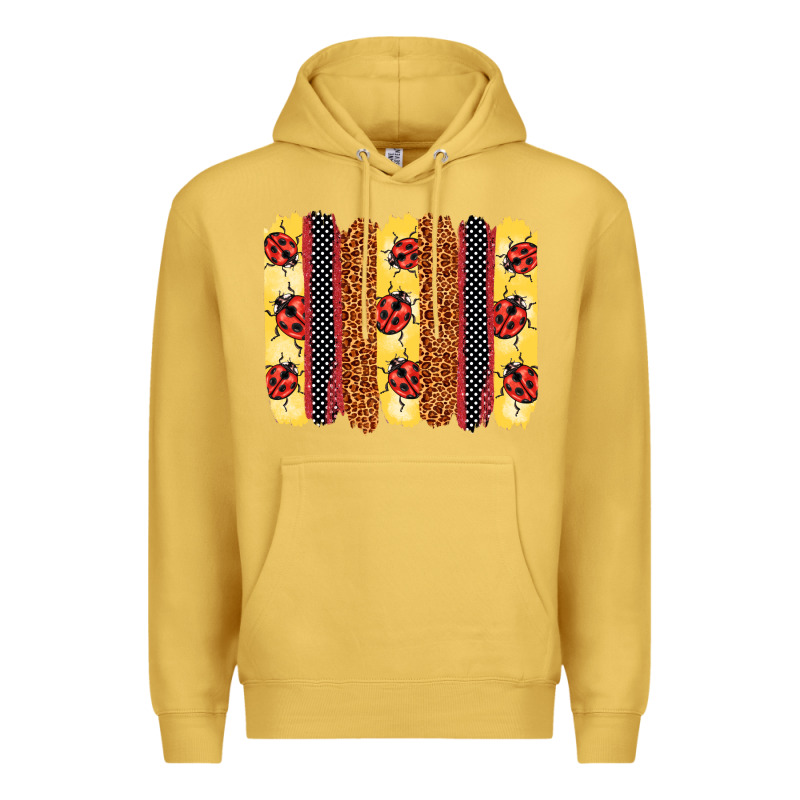 Ladybug  Brushstrokes Premium Hoodie by BarkalooDesign | Teevron