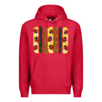 Cardinal ladybug  brushstrokes Premium Hoodie - BarkalooDesign
