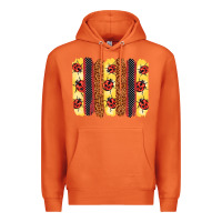 Carrot ladybug  brushstrokes Premium Hoodie - BarkalooDesign