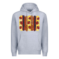 Heather Grey ladybug  brushstrokes Premium Hoodie - BarkalooDesign