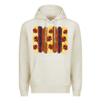 Oatmeal Heather ladybug  brushstrokes Premium Hoodie - BarkalooDesign