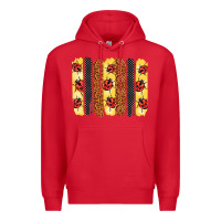 Red ladybug  brushstrokes Premium Hoodie - BarkalooDesign