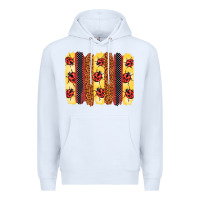 White ladybug  brushstrokes Premium Hoodie - BarkalooDesign