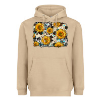 Mushroom cowhide sunflower pattern Heavyweight Hoodie - Zillion Design Studio