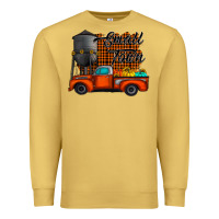 Antique Gold small town fall Premium Sweatshirt - CowhideDigitalArt