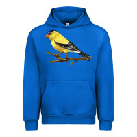 Cobalt American Goldfinch Urban Hoodie - LillyAllenDesigns