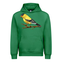 Emerald American Goldfinch Urban Hoodie - LillyAllenDesigns
