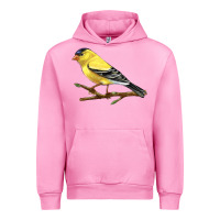 Fuchsia Pink American Goldfinch Urban Hoodie - LillyAllenDesigns