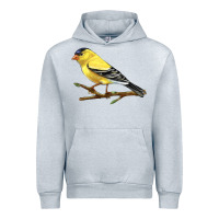 Heather Grey American Goldfinch Urban Hoodie - LillyAllenDesigns