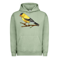Pigment Oil Green American Goldfinch Urban Hoodie - LillyAllenDesigns