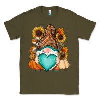 Army Green Western Fall gnome Classic Tee - RanaPortraitStore