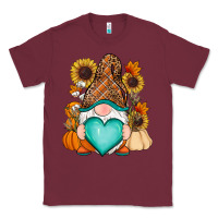 Burgundy Western Fall gnome Classic Tee - RanaPortraitStore