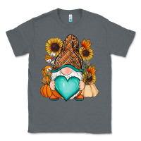 Charcoal Heather Western Fall gnome Classic Tee - RanaPortraitStore