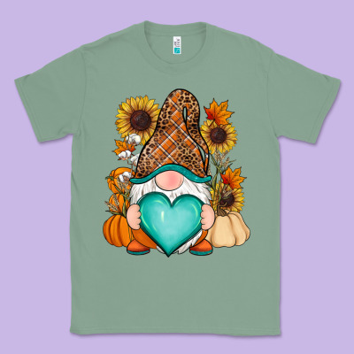 Western Fall Gnome Classic Tee Designed By Ranaportraitstore