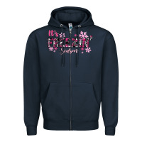 Navy It's Freezin Season Pink Christmas Zipper Hoodie - RanaPortraitStore