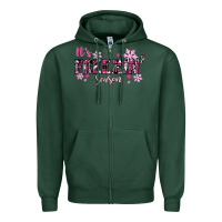 Sports Green It's Freezin Season Pink Christmas Zipper Hoodie - RanaPortraitStore
