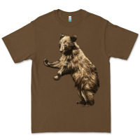 Cacao Brown Bear Cub Premium Tee - LillyAllenDesigns