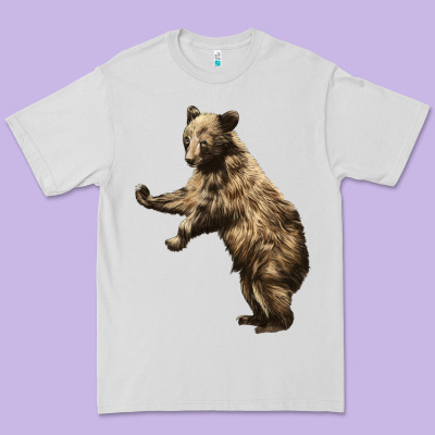 Brown Bear Cub Premium Tee Designed By Lillyallendesigns