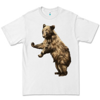 White Brown Bear Cub Premium Tee - LillyAllenDesigns