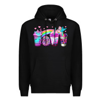 Black unicorn coffee Premium Hoodie - Jasminsmagicworld