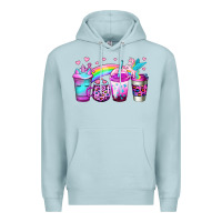Blue Mist unicorn coffee Premium Hoodie - Jasminsmagicworld