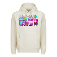 Oatmeal Heather unicorn coffee Premium Hoodie - Jasminsmagicworld