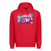 Red unicorn coffee Premium Hoodie - Jasminsmagicworld