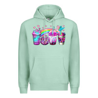 Seafoam unicorn coffee Premium Hoodie - Jasminsmagicworld