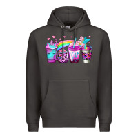 Smoke unicorn coffee Premium Hoodie - Jasminsmagicworld